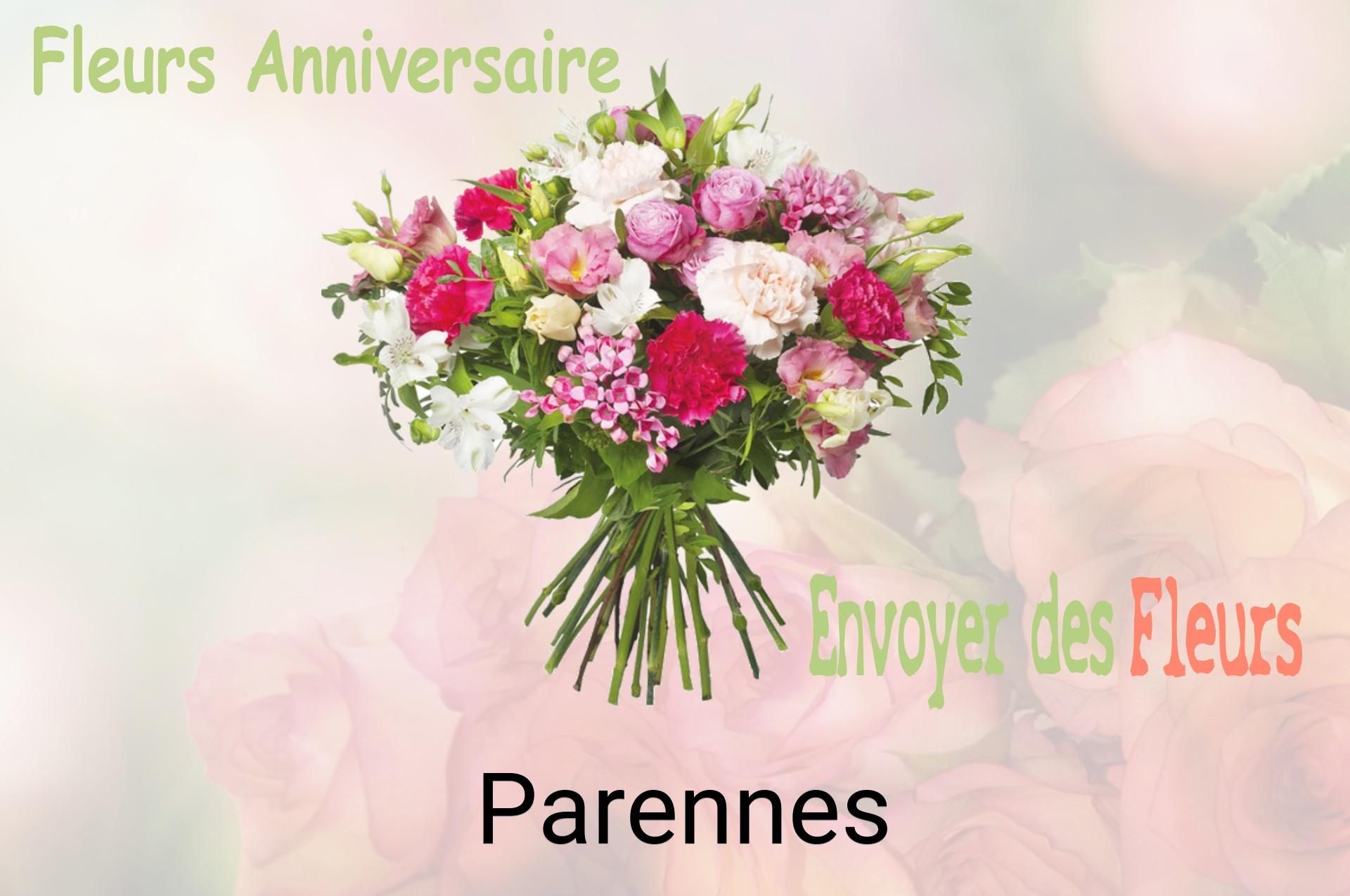 Bouquet de fleurs d’anniversaire livré à Parennes